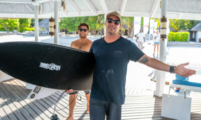 Joel Parkinson e Conner Coffin, Four Seasons Surfing Champions Trophy 2023, Sultan´s, Maldivas. Foto: Divulgação Four Seasons
