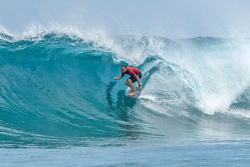 Joel Parkinson, Four Seasons Surfing Champions Trophy 2023, Sultan´s, Maldivas. Foto: Divulgação Four Seasons