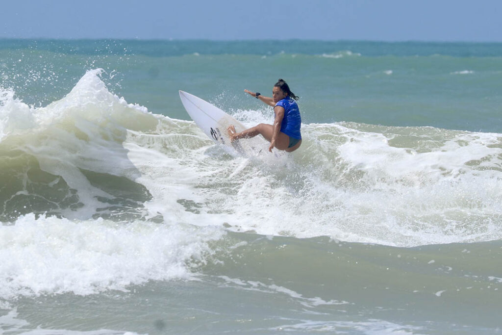 Tainá Hinckel, Dream Tour de Surf 2023, CBSurf, Praia do Trapiche da Barra, Maceió (AL), Alagoas. Foto: Lima Jr.