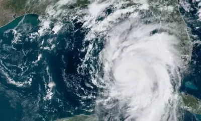Ciclone extratropical deve proporcionar ondas pesadas no litoral de Santa Catarina. Foto: NOAA NWS National Hurricane Center/Reprodução
