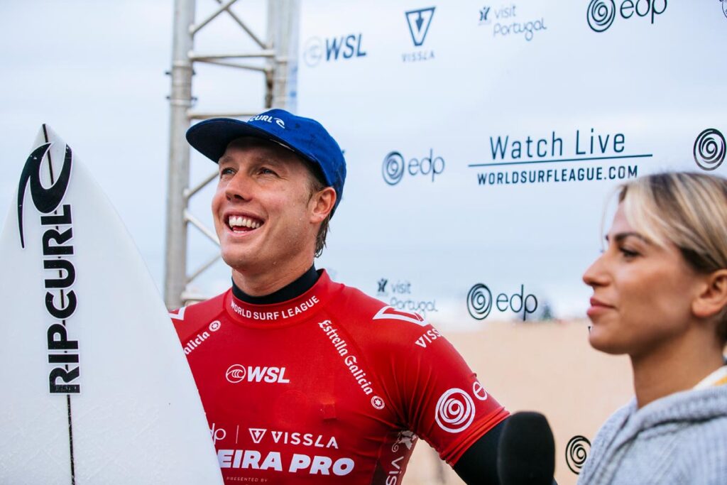 Jacob Wilcox, EDP Vissla Ericeira Pro 2023, Challenger Series, Ericeira, Portugal, Ribeira D’Ilhas, WSL, World Surf League. Foto: WSL / Poullenot