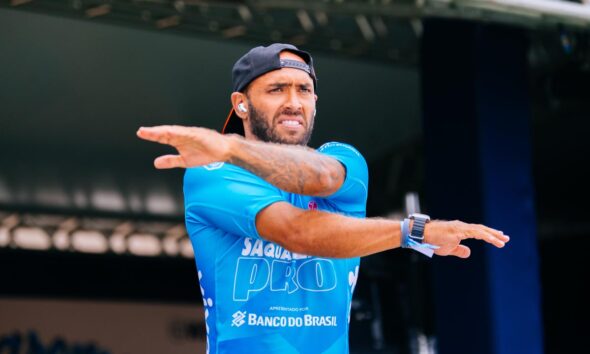 Jadson André, Corona Saquarema Pro 2023, Challenger Series da World Surf League (WSL), Praia de Itaúna, Saquarema (RJ). Foto: WSL / Thiago Diz
