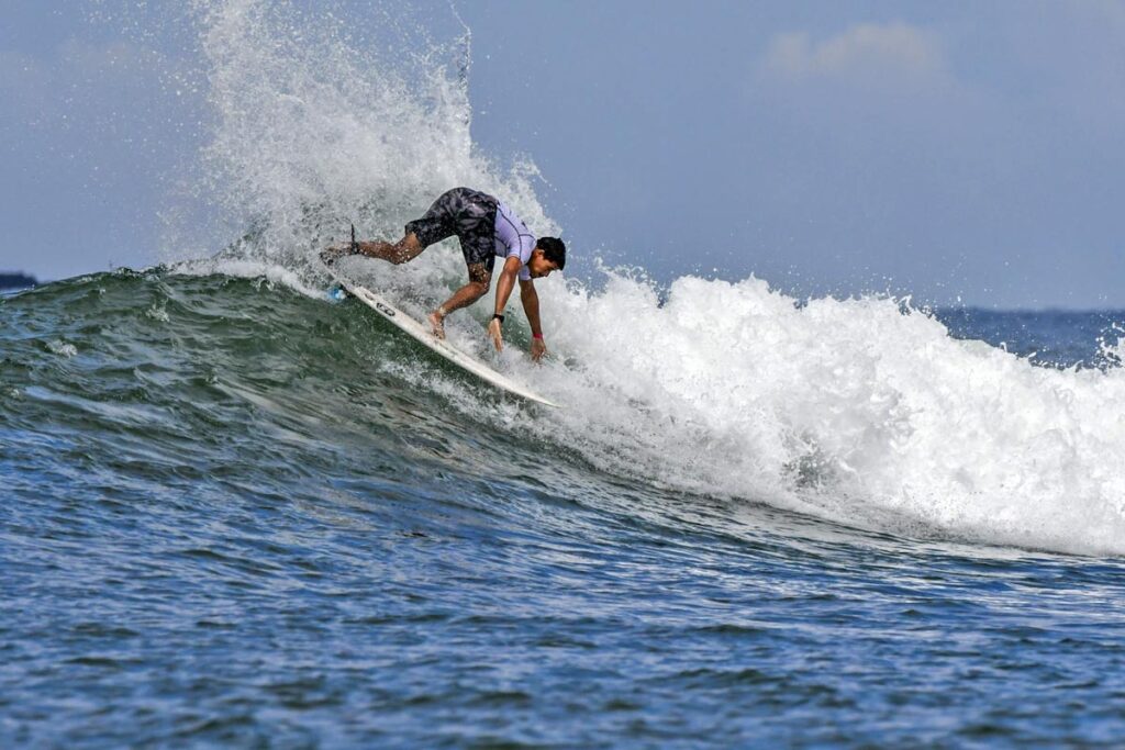 Marcos Corrêa, PASA Surf Games 2023, Santa Catalina, Panamá. Foto: Michael Tweddle