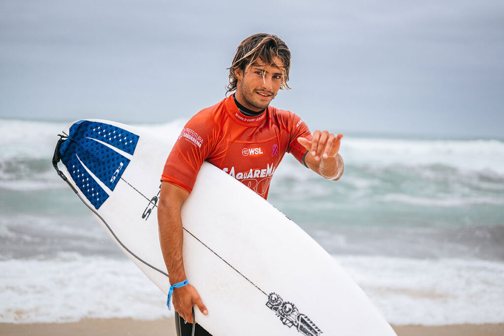 Marco Mignot, Corona Saquarema Pro 2023, Challenger Series da World Surf League (WSL), Praia de Itaúna, Saquarema (RJ). Foto: WSL / Thiago Diz