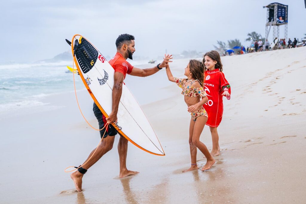 Michael Rodrigues, Corona Saquarema Pro 2023, Challenger Series da World Surf League (WSL), Praia de Itaúna, Saquarema (RJ). Foto: WSL / Thiago Diz