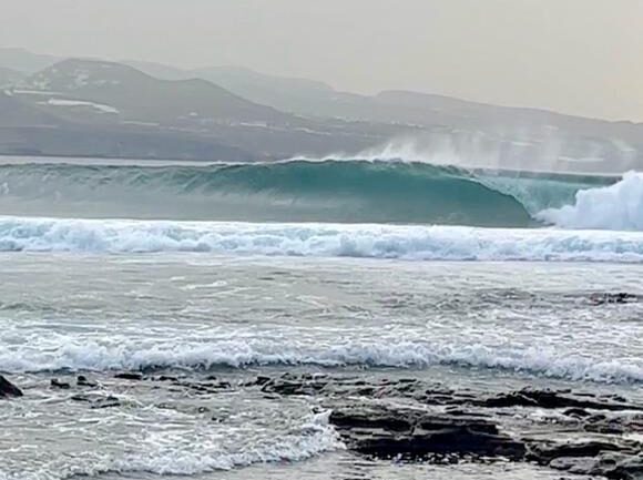 El Confital, Ilhas Canárias, Gran Canaria, Waves, Swell, Ondas, Olas. Foto: Uri Valadão / UV Store