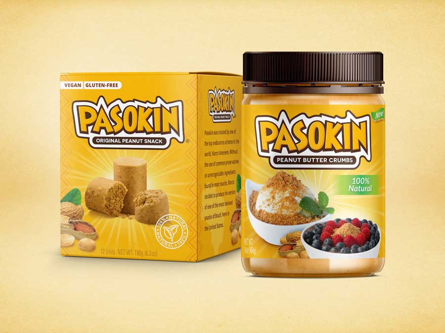 A Pasokin Peanut Butter Snack é a primeira e única marca de paçoquinha americana. Foto: Yellow Images/Divulgação