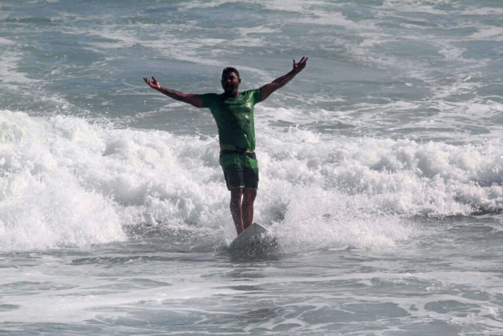 Pablo Paulino, Praia da Macumba, FESERJ, Circuito Estadual de Surfe do Rio de Janeiro, Carioca Pro 2024. Foto: Luciano Cabal