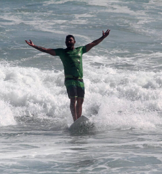 Pablo Paulino, Praia da Macumba, FESERJ, Circuito Estadual de Surfe do Rio de Janeiro, Carioca Pro 2024. Foto: Luciano Cabal