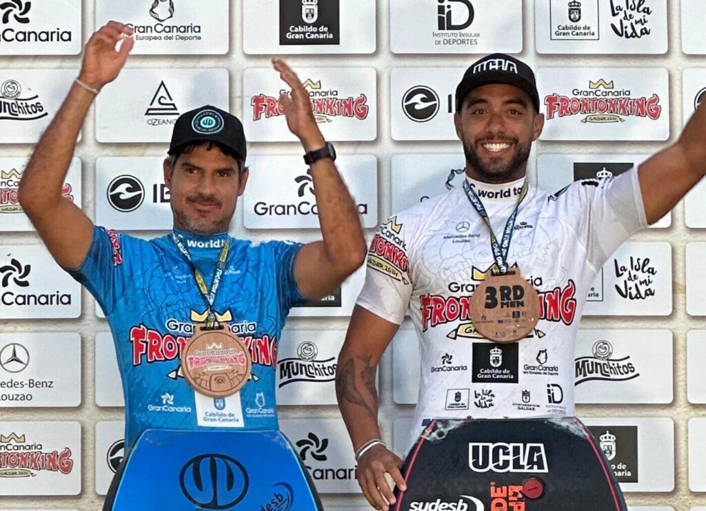 Uri Valadão e Gabriel Braga terminam o Mundial de Bodyboard 2024 entre os Top 5. Foto: Arquivo pessoal Gabriel