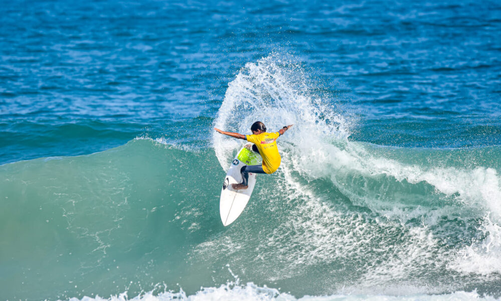 Matheus Jhones, Terceira etapa do FT Kids On Fire 2024, Praia Grande de Ubatuba (SP). Foto: Marcelo Geacomo / @nabuscadoswell