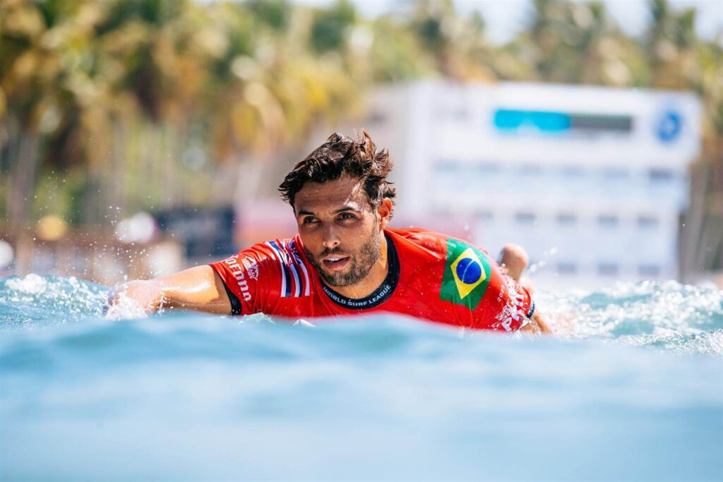 Ian Gentil on Surf City El Salvador Pro 2023, Punta Roca - La Libertad, on 16/06/2023, Credit: WSL / Aaron Hughes