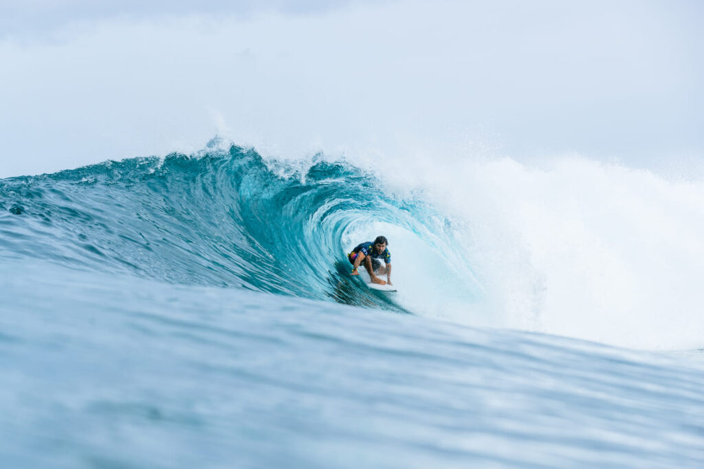 Ian Gouveia, Lexus Pipe Pro 2025, Banzai Pipeline, Hawaii, North Shore de Oahu, WSL, World Surf League, Circuito Mundial de Surf, Havaí. Foto: WSL / Heff