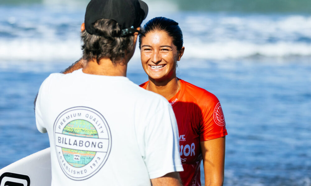 Luana Silva, WSL World Junior Championships 2024, Urbiztondo Beach, Monaliza Point, San Juan, La Union, Filipinas, World Surf League. Foto: © WSL / Cait Miers