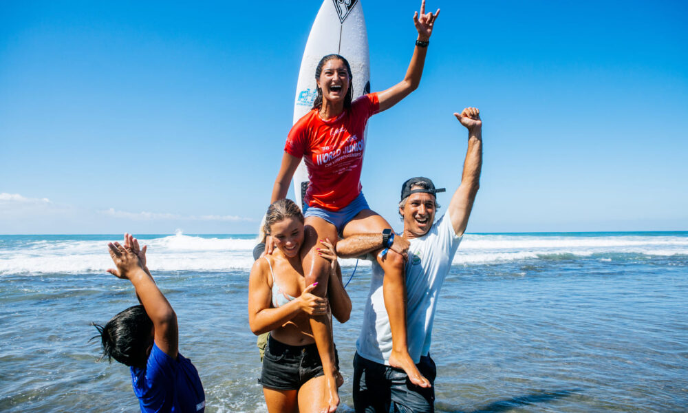 Luana Silva, WSL World Junior Championships 2024, Urbiztondo Beach, Monaliza Point, San Juan, La Union, Filipinas, World Surf League. Foto: © WSL / Cait Miers