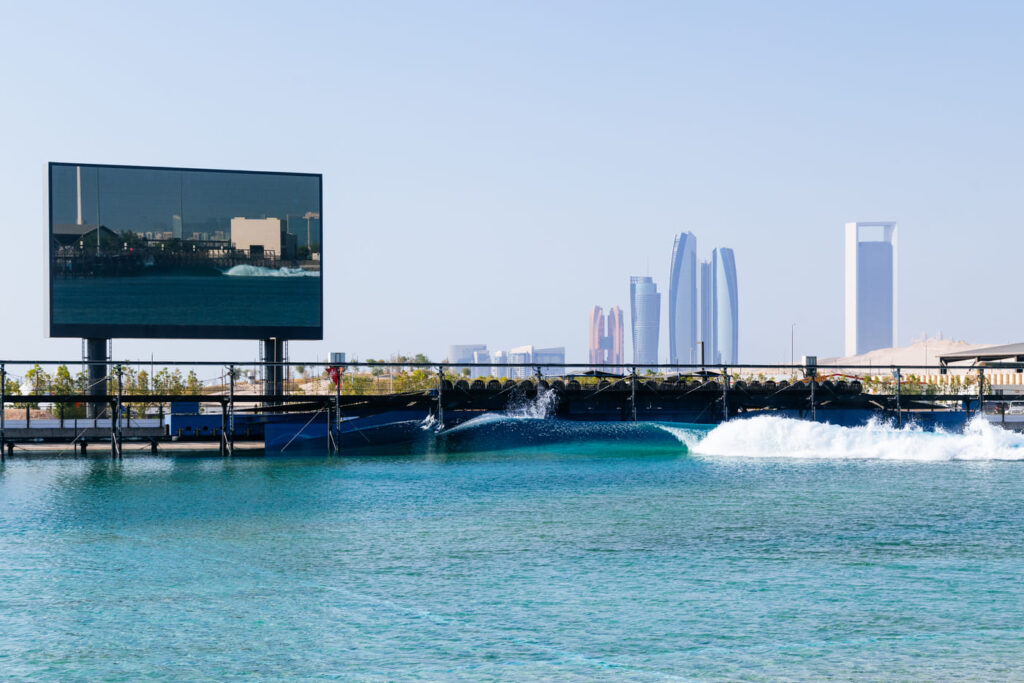 Surf Pro Abu Dhabi, Emirados Árabes, Wave Pool, piscina de ondas, WSL, World Surf League, Circuito Mundial de Surf. Foto: WSL