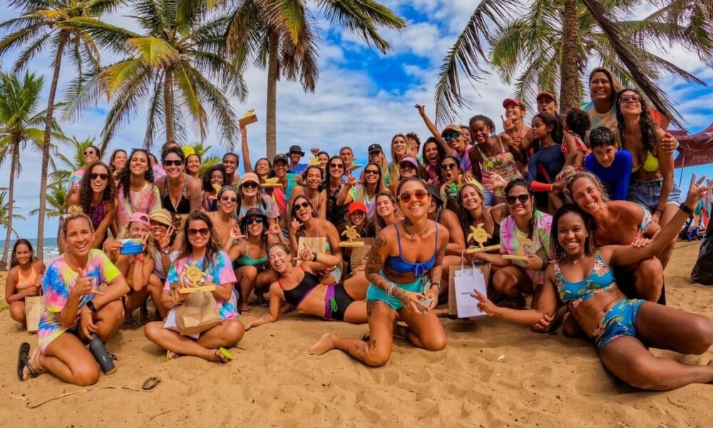 Nay Surf Club, Salvador, Bahia, surfe feminino, empoderamento, clube de surf, mulheres. Foto: @daniel_oliveirafotoss