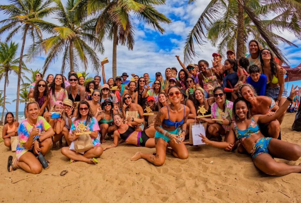 Nay Surf Club, Salvador, Bahia, surfe feminino, empoderamento, clube de surf, mulheres. Foto: @daniel_oliveirafotoss