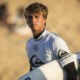 Kauli Vaast of France surfing during Round of 96 of the Quilsilver Pro France on October 19, 2021 in Hossegor, France. (Photo by Damien Poullenot/World Surf League)