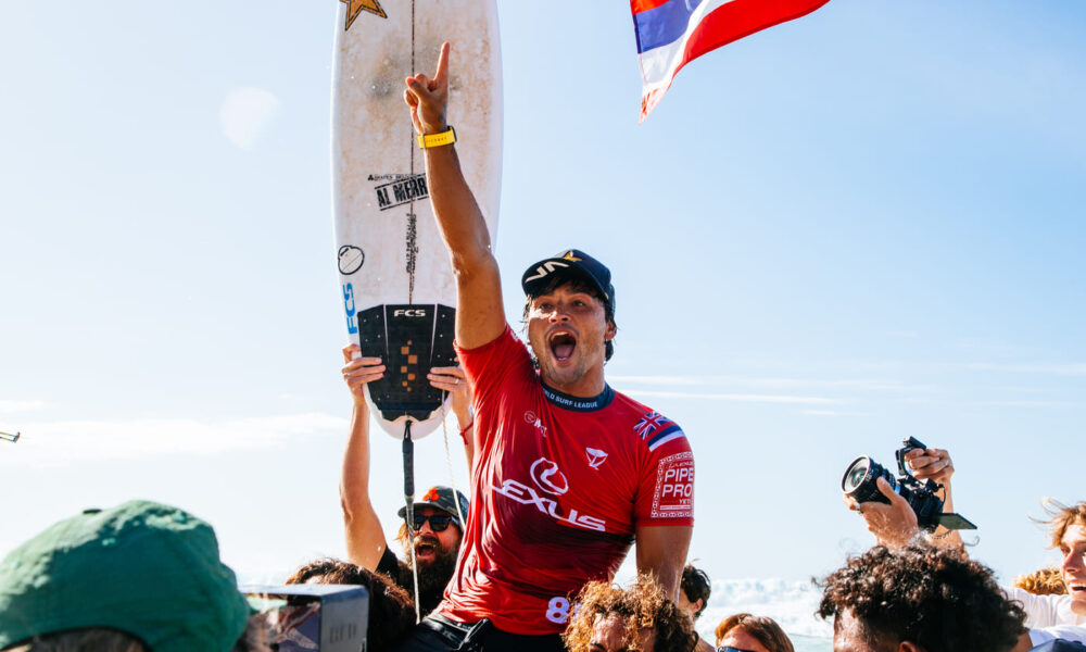 Barron Mamiya, Lexus Pipe Pro 2025, Banzai Pipeline, Hawaii, North Shore de Oahu, WSL, World Surf League, Circuito Mundial de Surf, Havaí. Foto: WSL / Tony Heff