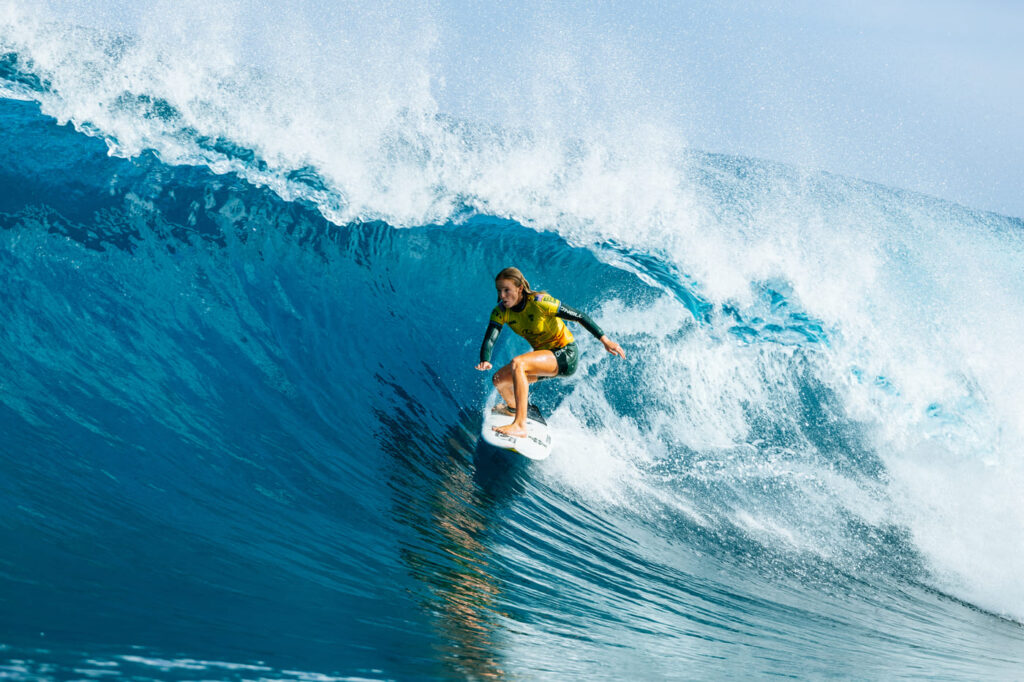 Caitlin Simmers, Lexus Pipe Pro 2025, Banzai Pipeline, Hawaii, North Shore de Oahu, WSL, World Surf League, Circuito Mundial de Surf, Havaí. Foto: WSL / Brent Bielmann