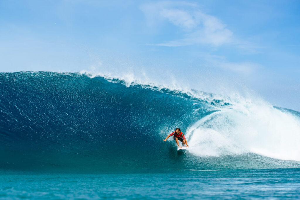 Ian Gouveia, Lexus Pipe Pro 2025, Banzai Pipeline, Hawaii, North Shore de Oahu, WSL, World Surf League, Circuito Mundial de Surf, Havaí. Foto: WSL / Tony Heff