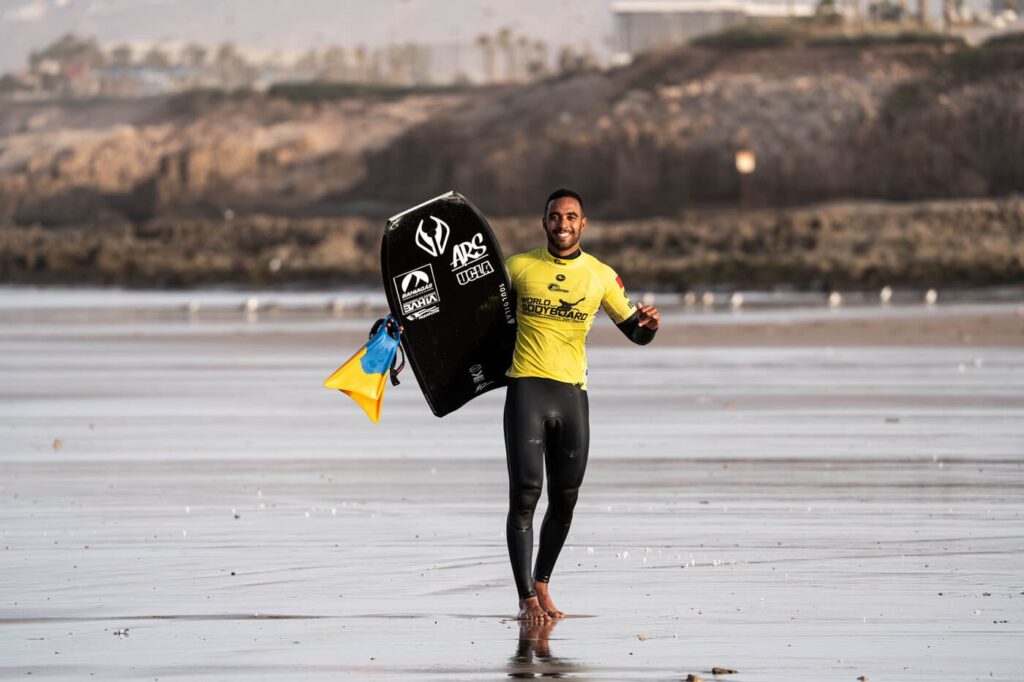 Gabriel Braga, Taghazout Bay Morocco Pro 2025, Anza, IBC World Tour, Taghazout Bay Morocco Pro 2025, Circuito Mundial de Bodyboarding. Foto: Divulgação IBC