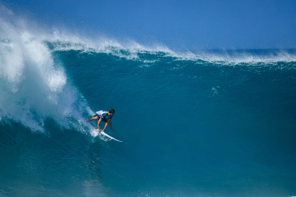 João Chianca, Lexus Pipe Pro 2025, Banzai Pipeline, Hawaii, North Shore de Oahu, WSL, World Surf League, Circuito Mundial de Surf, Havaí. Foto: WSL / Tony Heff