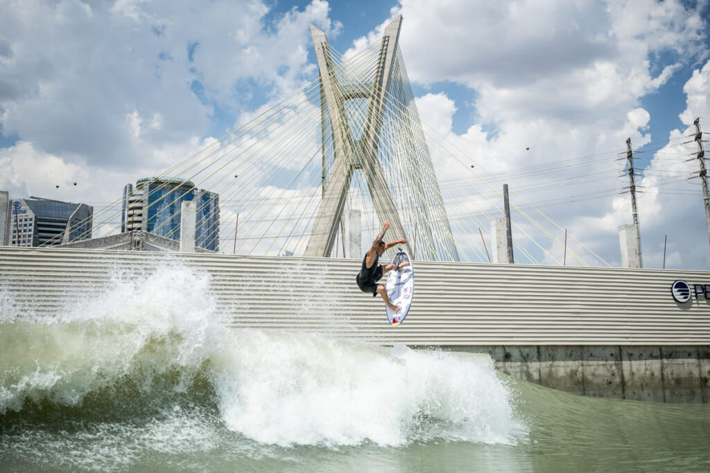 Italo Ferreira, São Paulo Surf Club, Piscina de Ondas, PerfectSwell, Fevereiro, 2025. Foto: Marcelo Maragni