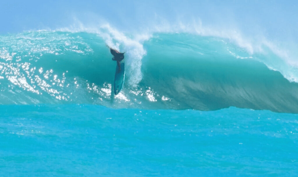 Fabio Gouveia, Urca do Minhoto, Guamaré-RN, Rio Grande do Norte, ondas grandes, big waves, big surf, Urca Challenge 2025. Foto: Divulgação