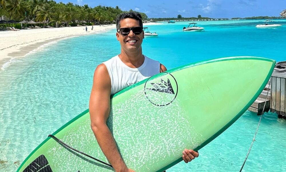 Ader Oliveira, Four Seasons Maldives Surfing Champions 2024, Kuda Huraa, Maldivas. Foto: Arquivo pessoal