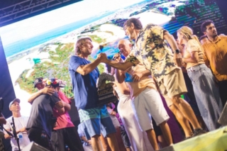 Cerimônia de premiação do Urca Challenge 2025 em Guamaré, Rio Grande do Norte. Foto: Levi Guimarães