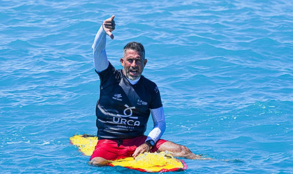 Danilo Couto em ação no Urca Challenge 2025 em Guamaré, Rio Grande do Norte, Big Swell, Ondas Grandes, Urca do Minhoto. Foto: Alexandre Alessy