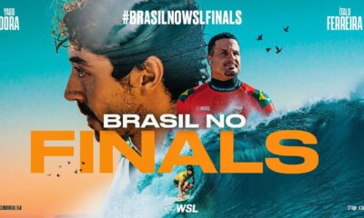 WSL Brasil inicia campanha #BrasilnoWSLFinals para mobilizar a torcida em apoio a Yago Dora e Italo Ferreira no Finals 2025, em Cloudbreak, Fiji.