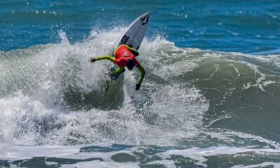 Matheus Jhones, Primeira etapa do Circuito Filipe Toledo Kids On Fire 2025, Praia Grande, Ubatuba (SP). Foto: Marcelo Geacomo / @nabuscadoswell