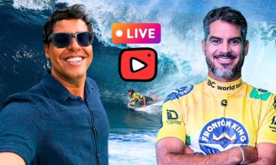 AOS Mídia estreia live com Uri Valadão, bicampeão mundial de bodyboard. Foto: Reprodução