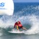 Jadson André (BRA) usa toda sua experiência para surfar duas baterias de forma dominante e seguir para as quartas de final em Imbituba. Créditos: WSL/ Marcio David