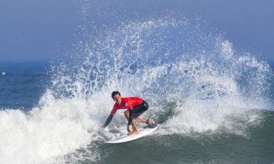 Imagem: Renan Pulga (BRA) é o grande nome do primeiro dia do Circuito Banco do Brasil de Surfe - Etapa Imbituba. - WSL / Marcio David