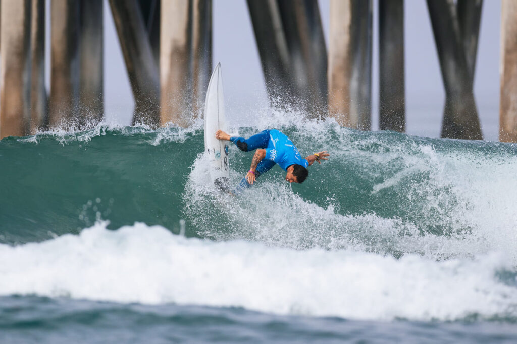 Deivid Silva, Huntington Beach, Califórnia (EUA). Foto: WSL / Tommy Pierucki