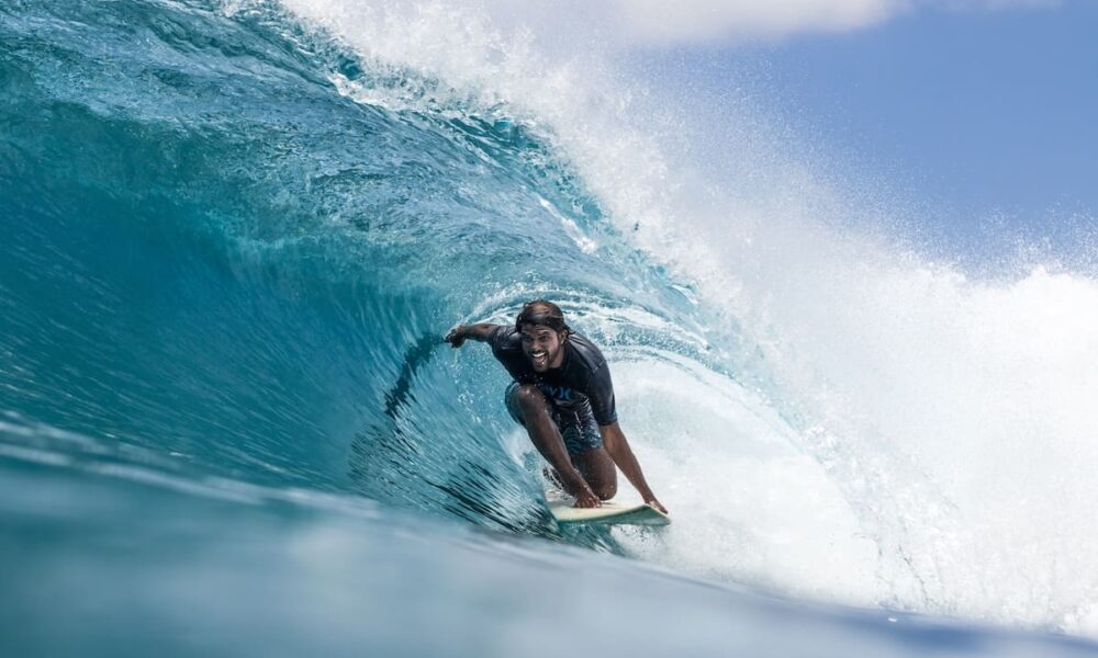 Ahmed Hishaam Shaheem participa do Surfing Champions Trophy 2026 nas Maldivas