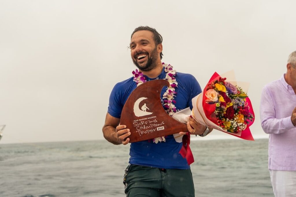 Caio Ibelli, Four Seasons Maldives Surfing Champions Trophy 2026, Sultans, Maldivas. Foto: Ted Grambeau