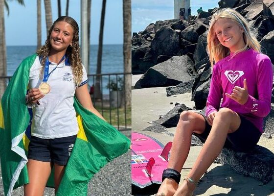 Maria Clara e Valentina Zanoni Roxy Brasil Surfistas