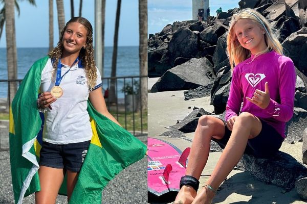 Maria Clara e Valentina Zanoni Roxy Brasil Surfistas