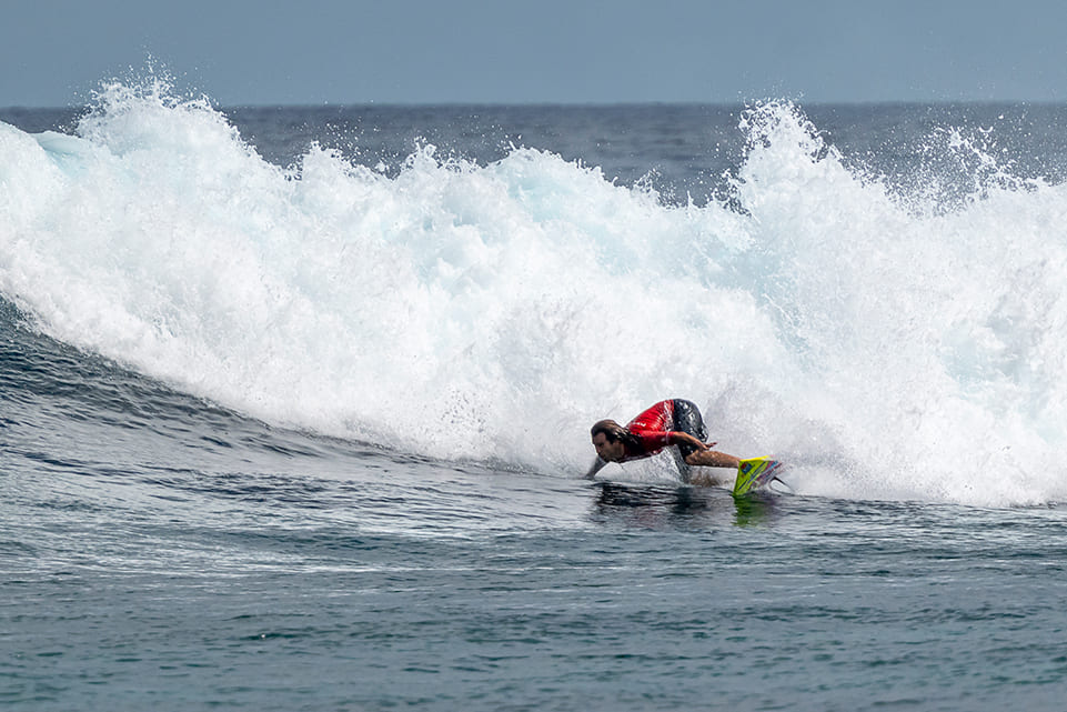Mason Ho, Four Seasons Maldives Surfing Champions Trophy 2026, Sultans, Maldivas. Foto: Ted Grambeau