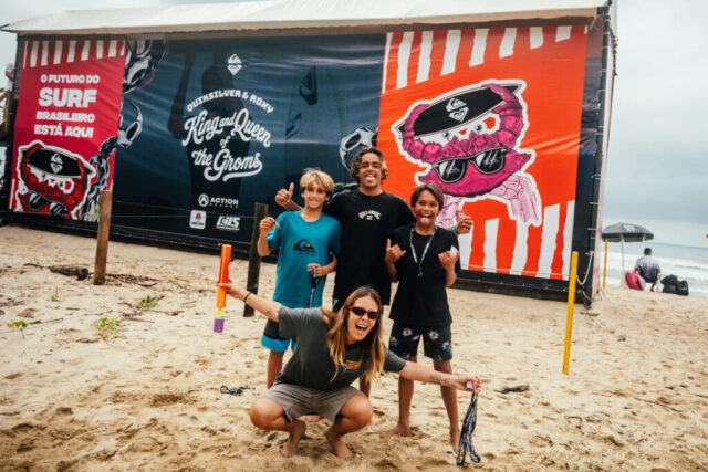 King and Queen of the Groms 2026, apresentado por Quiksilver e Roxy, em Itamambuca, Ubatuba (SP). Foto: Divulgação