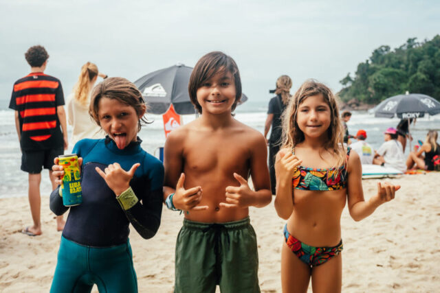 King and Queen of the Groms 2026, apresentado por Quiksilver e Roxy, em Itamambuca, Ubatuba (SP). Foto: Divulgação