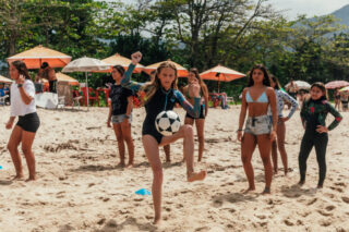 King and Queen of the Groms 2026, apresentado por Quiksilver e Roxy, em Itamambuca, Ubatuba (SP). Foto: Divulgação