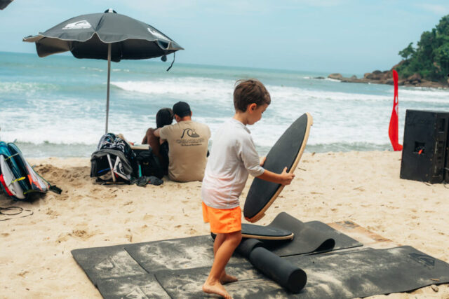 King and Queen of the Groms 2026, apresentado por Quiksilver e Roxy, em Itamambuca, Ubatuba (SP). Foto: Divulgação