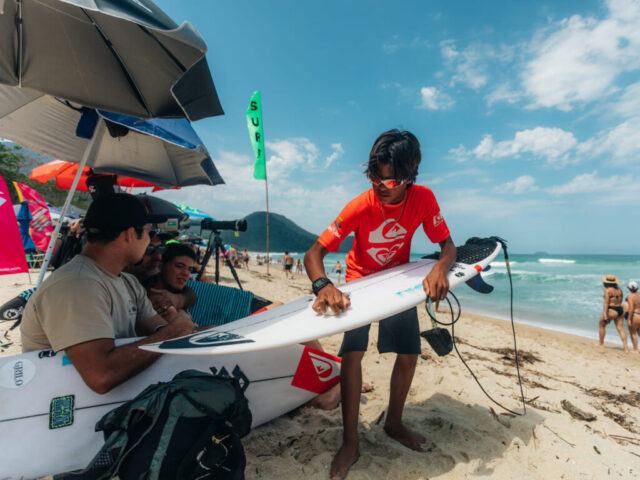 King and Queen of the Groms 2026, apresentado por Quiksilver e Roxy, em Itamambuca, Ubatuba (SP). Foto: Divulgação