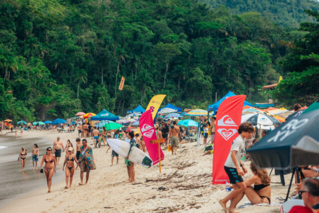 King and Queen of the Groms 2026, apresentado por Quiksilver e Roxy, em Itamambuca, Ubatuba (SP). Foto: Divulgação